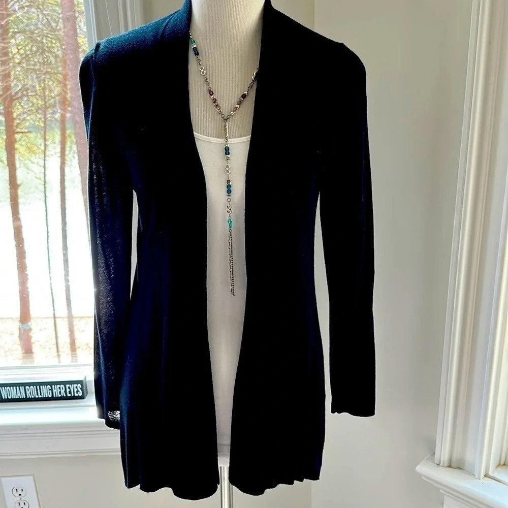EILEEN FISHER Lightweight Cardigan, black